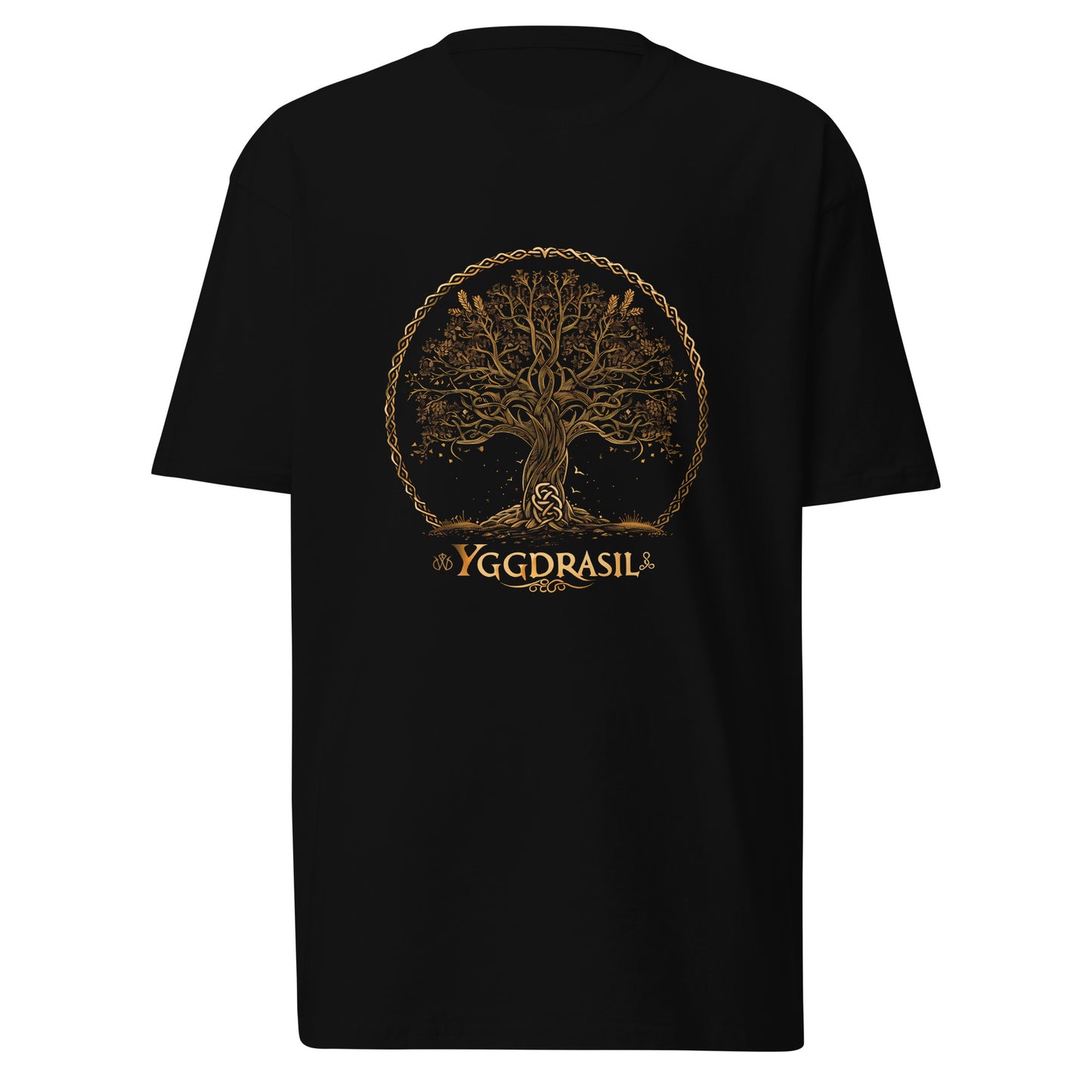 Norse Tree Of Life Yggdrasil - Heavyweight T-Shirt