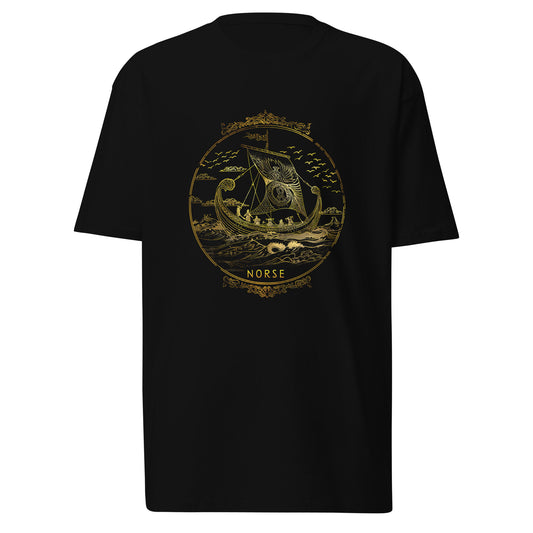 Viking Longship - Heavyweight T-Shirt