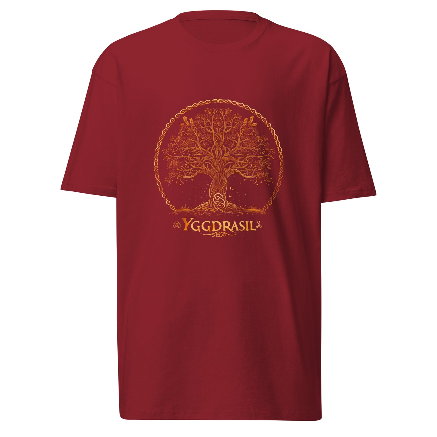 Norse Tree Of Life Yggdrasil - Heavyweight T-Shirt