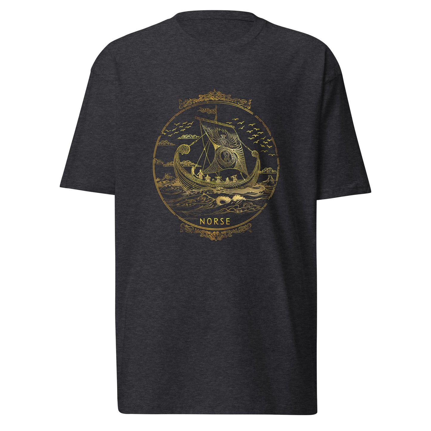 Viking Longship - Heavyweight T-Shirt