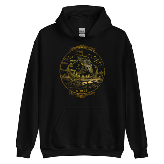 Viking Longship - Heavy Blend Hoodie